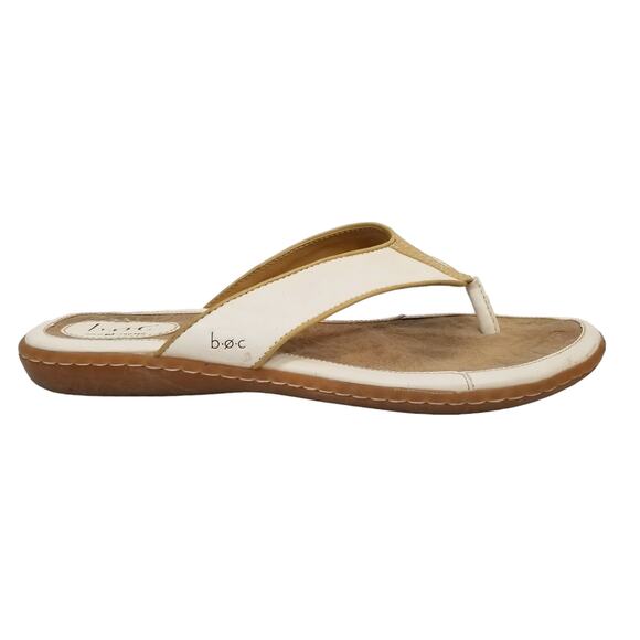 b.o.c Born Concept Vegan Faux Leather Flip Flops Sandals Size 10 - Picture 3 of 10